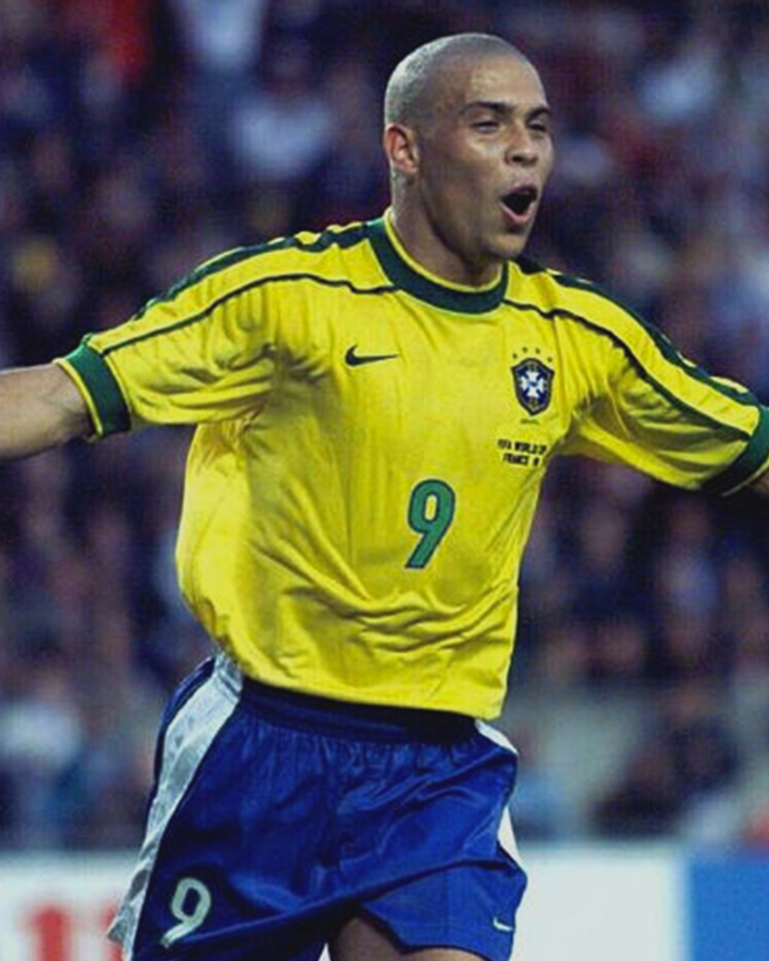 Nike Jersey Local Brasil 1998 (Ronaldo. 9)