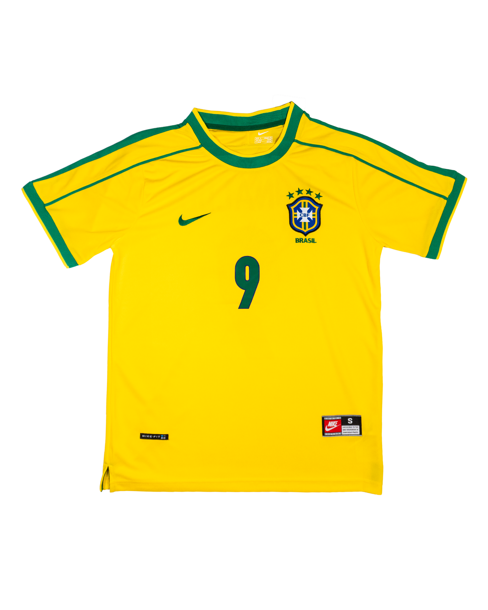 Nike Jersey Local Brasil 1998 (Ronaldo. 9)
